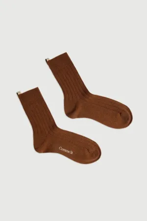 The Cashmere Sock in Pecan