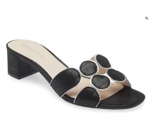 The Circle Slide Sandal in Black