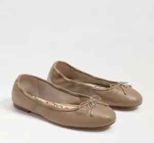 The Classic Ballet in Soft Beige Leather