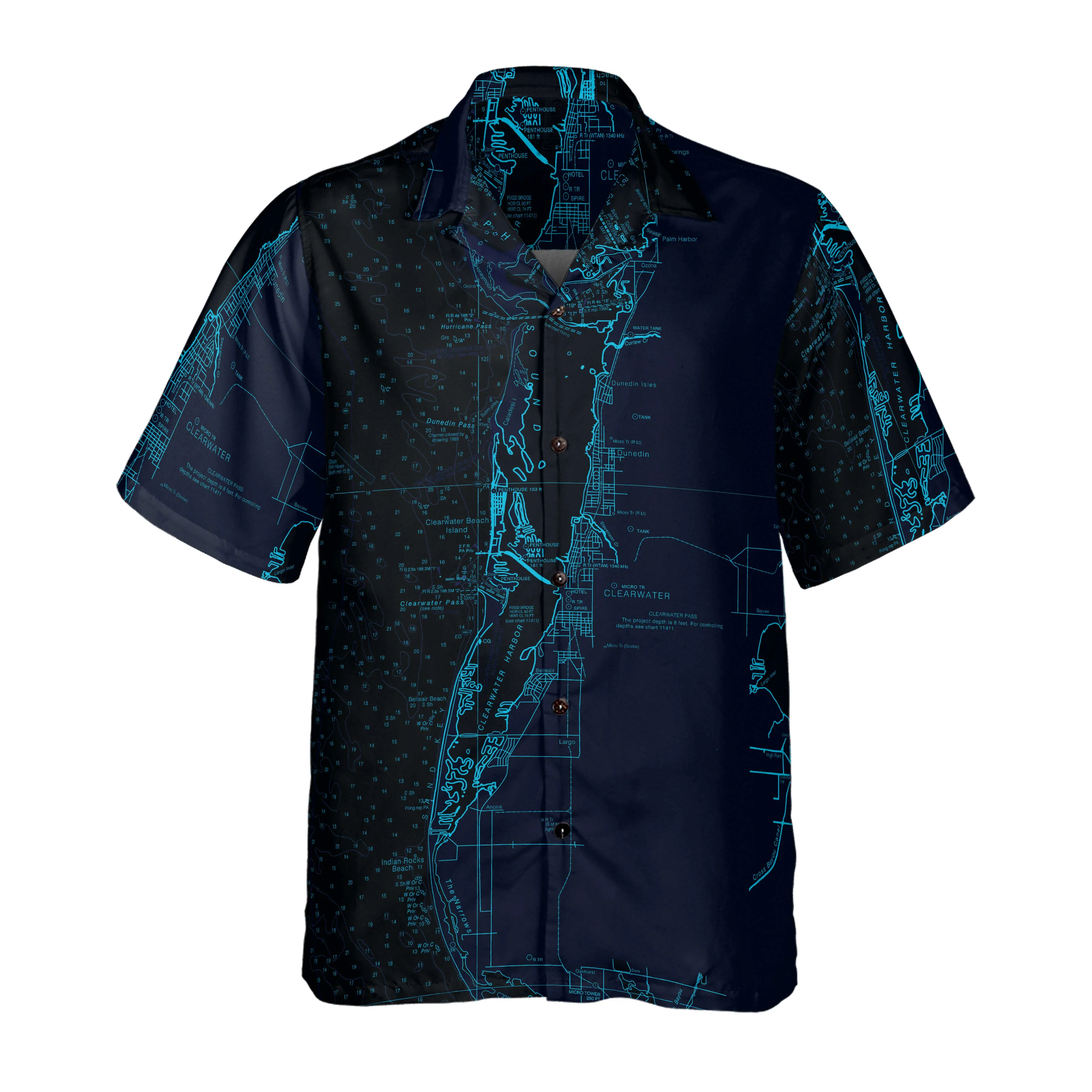 The Clearwater by Starlight Coconut Button Camp Shirt