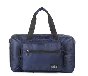 The Clownfish Rebecca Series 25 litres Polyester Convertible Travel Duffle Bag Weekender Bag Crossbody Sling Bag (Navy Blue)