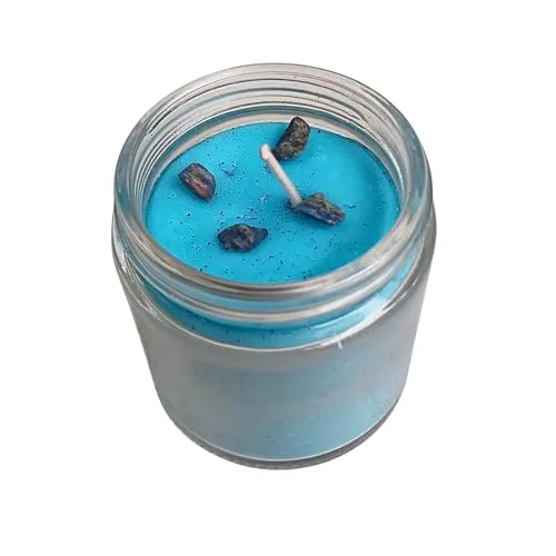 The Cosmic Connect Premium Aromatic Scented Glass Jar Candle Long-Lasting, Hand-Poured, Soy Wax Blend Ideal for Relaxation and Home Ambiance