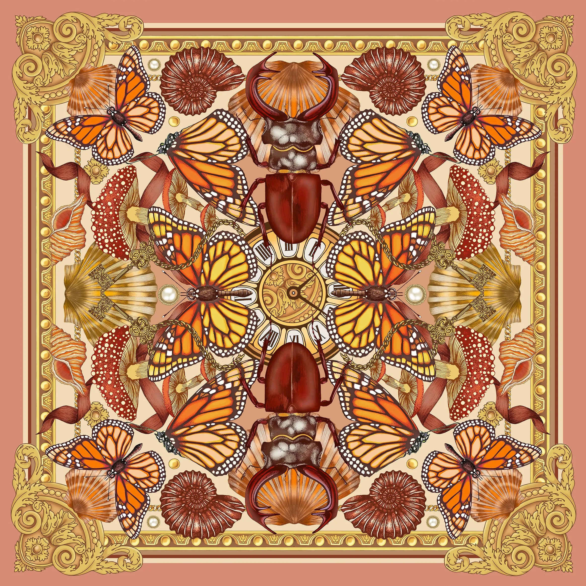 The Curiosity Cabinet Silk Scarf | 90x90cm [Preorder]