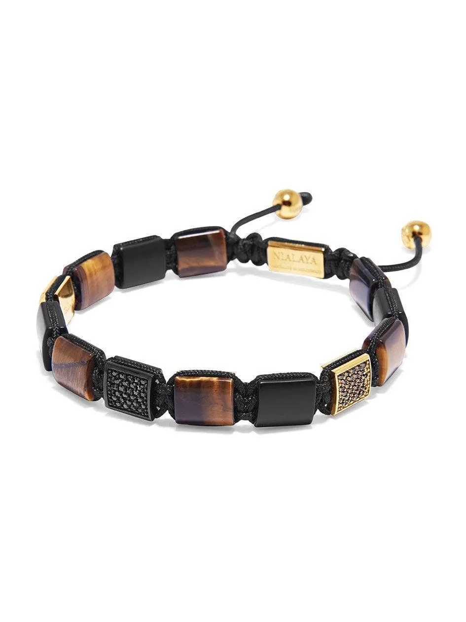 The CZ Flatbead Collection - Brown Tiger Eye and Matte Onyx