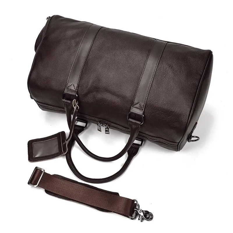 The Endre Weekender | Vintage Leather Duffle Bag