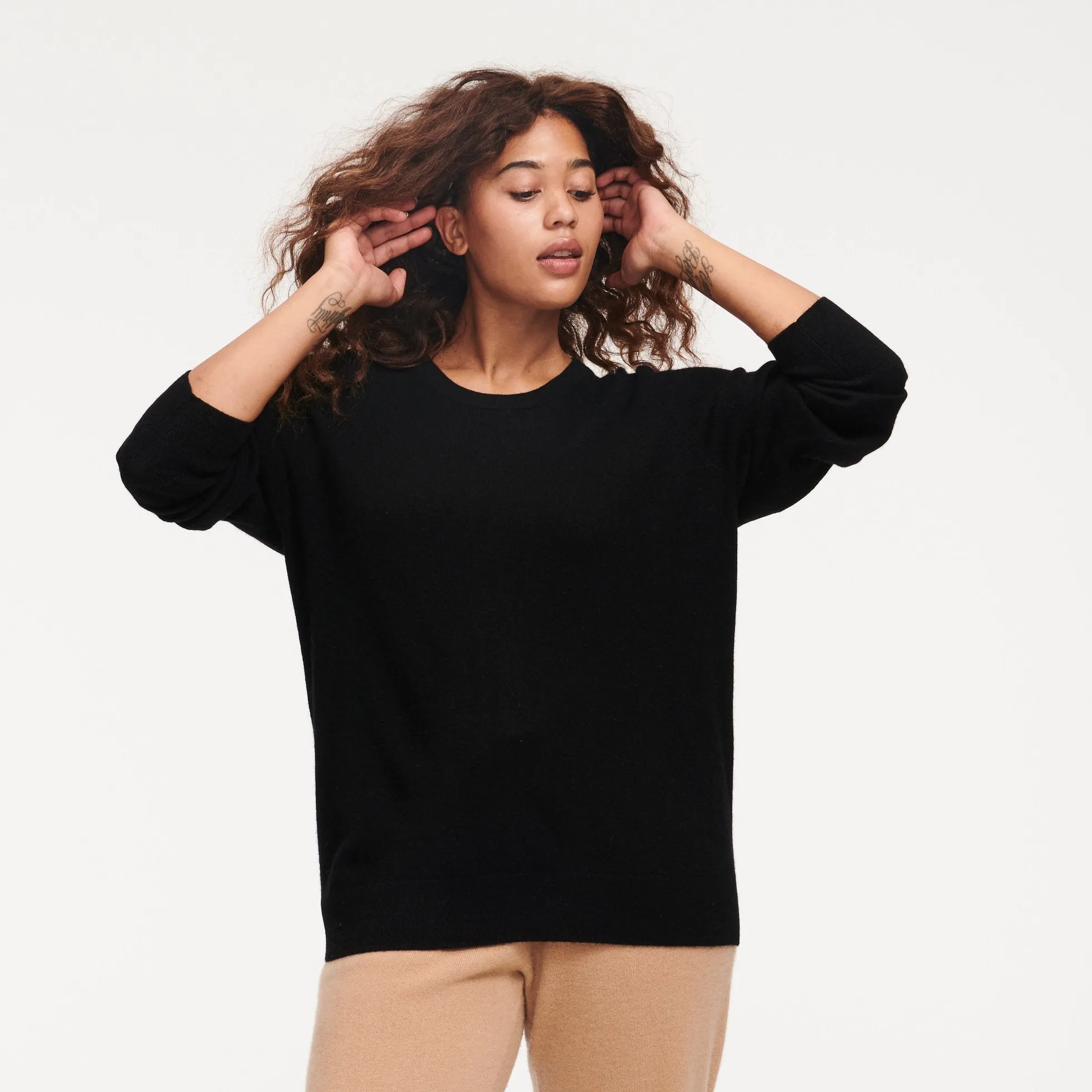 The Essential $75 Cashmere Sweater Womens