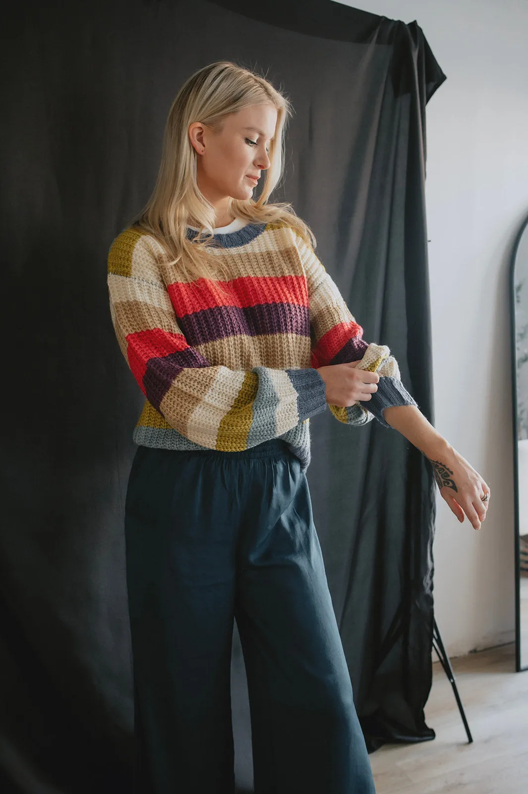 The Ettie Striped Pullover