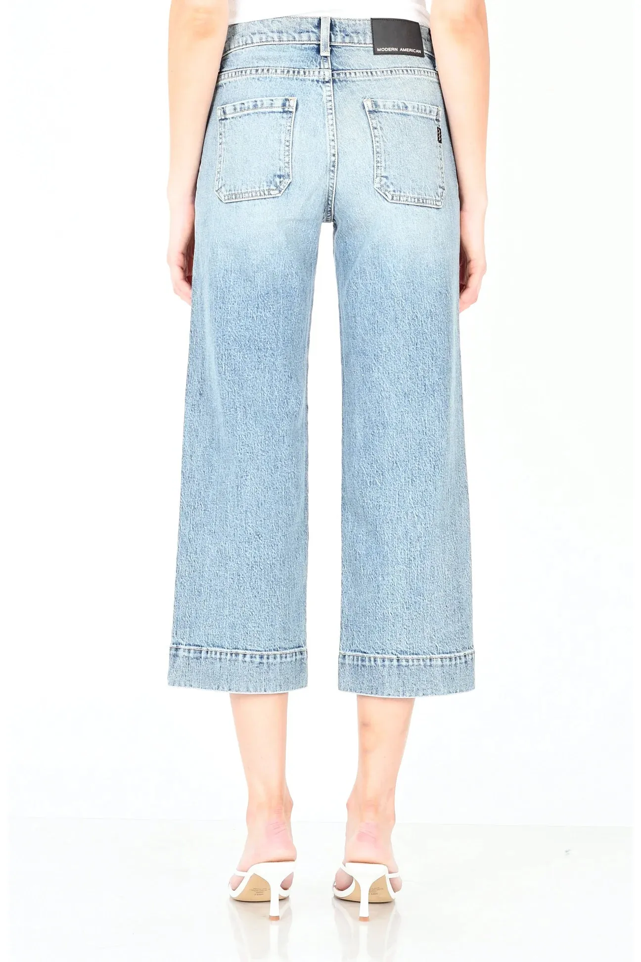 The Farrah Cropped Utility Denim by Modern American - Alabama