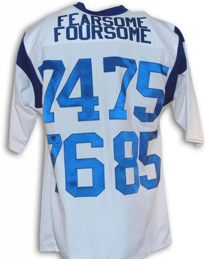 The Fearsome Foursome Los Angeles Rams Throwback Football Jersey