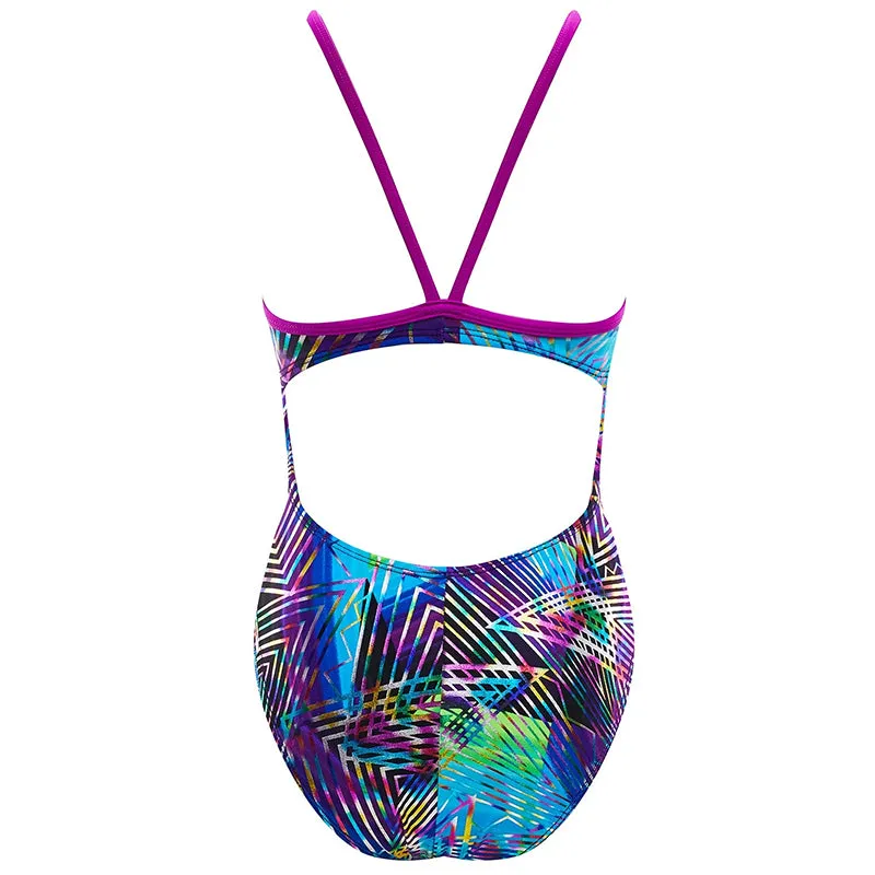 The Finals Funnies - Laser Beam Foil Wingback Swimsuit