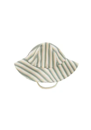 The Floppy Swim Hat by Rylee & Cru - Aqua Stripe - BABY