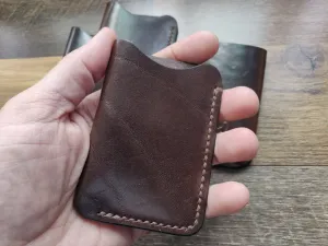 The Fold - Single Slot Wallet - Brown (Chocolate) - Wickett & Craig