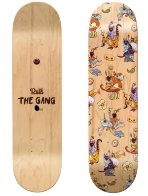 The Gang Skateboard Art Deck by Dulk- Antonio Segura Donat