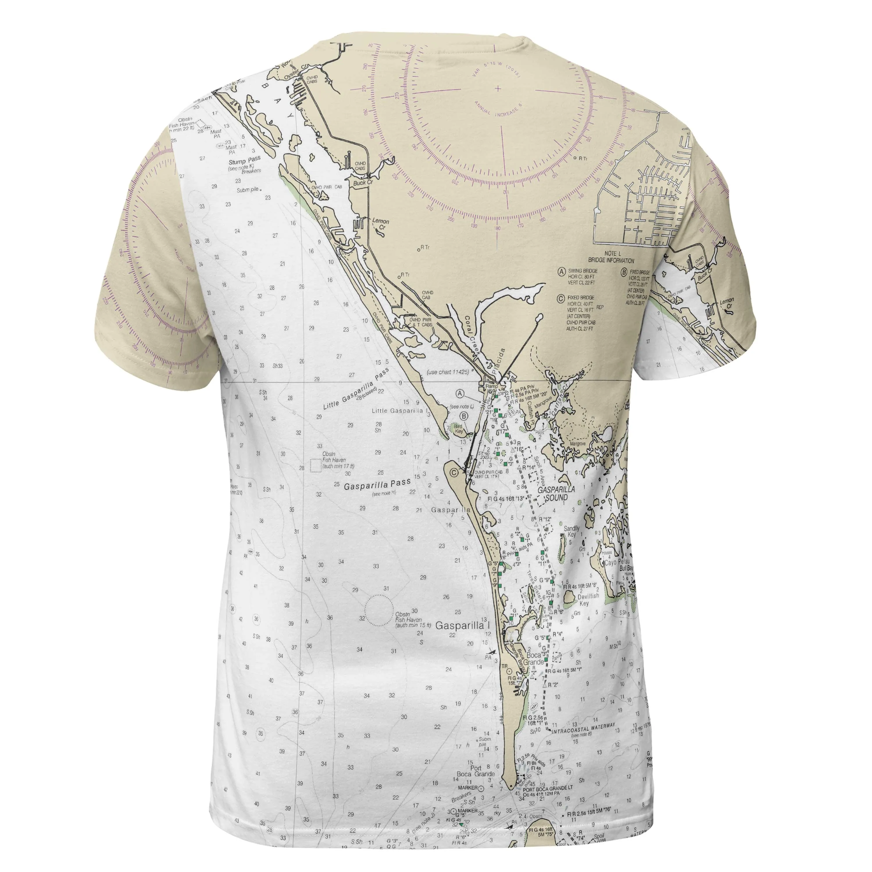 The Gasparilla Island to Stump Pass Short Sleeve Performance Tee