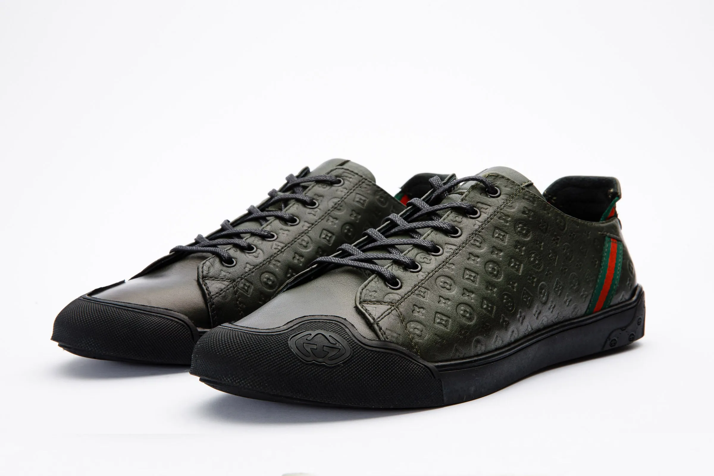 The Getto Green Leather Men Sneaker Final Sale!