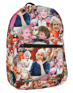 The Golden Girls Expressions Photo Collage Sublimated Laptop Backpack School Bag