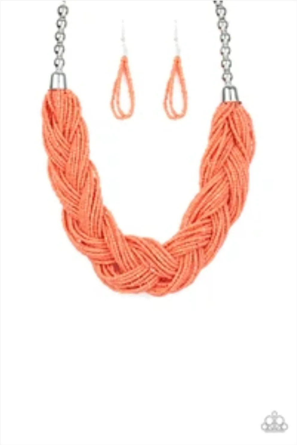 The Great Outback - Orange Necklace Paparazzi Accessories