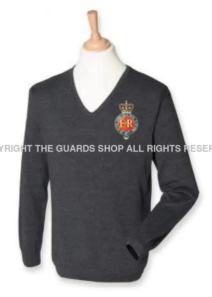 The Household Cavalry Lightweight V Neck Sweater