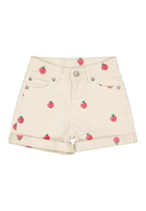 The Juana Denim Shorts - Swan - KIDS