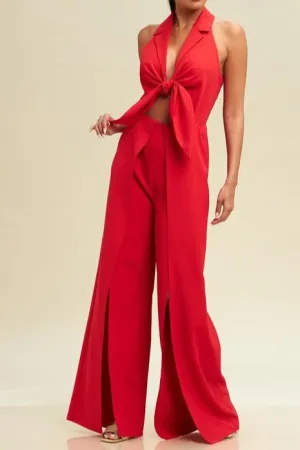 The Kati Jumpsuit- RED