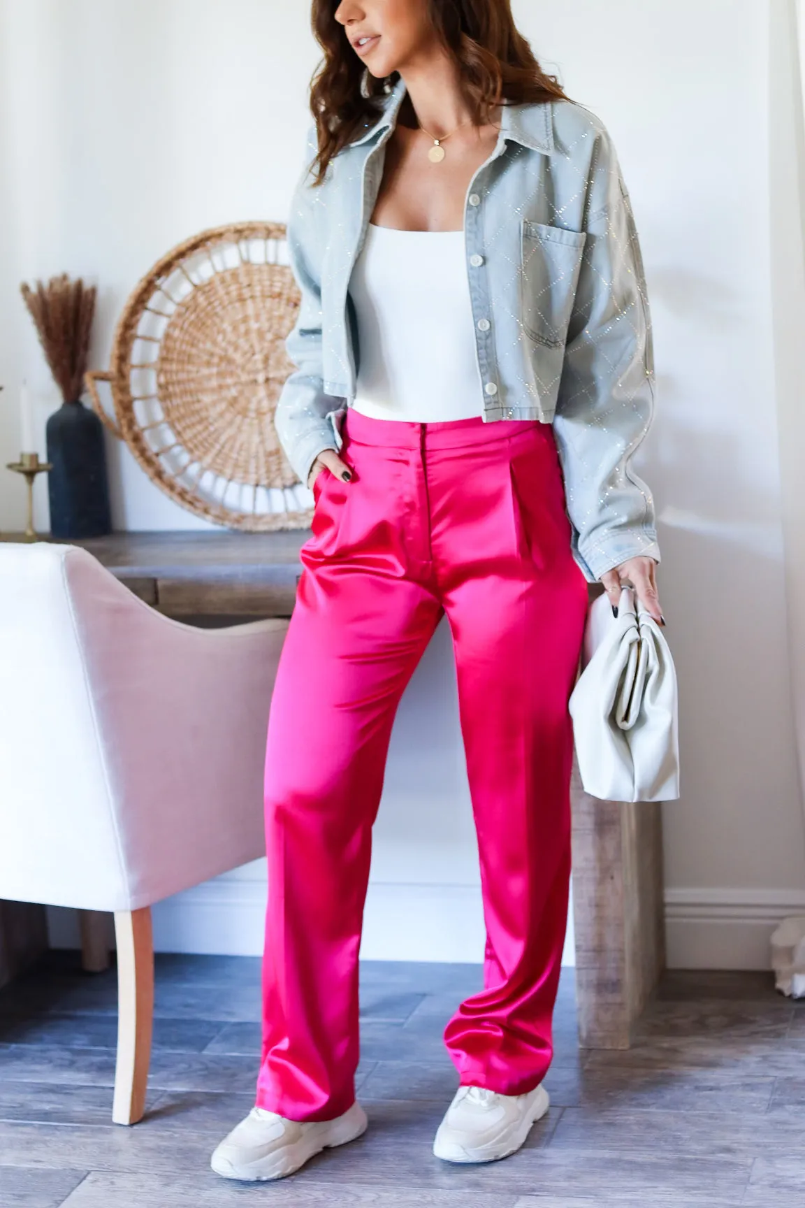 The Kimberly Satin Trousers