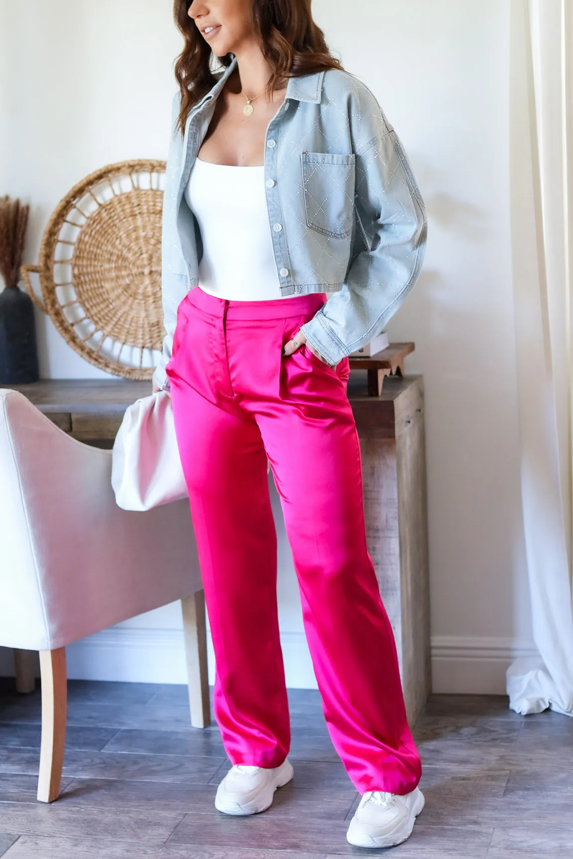 The Kimberly Satin Trousers