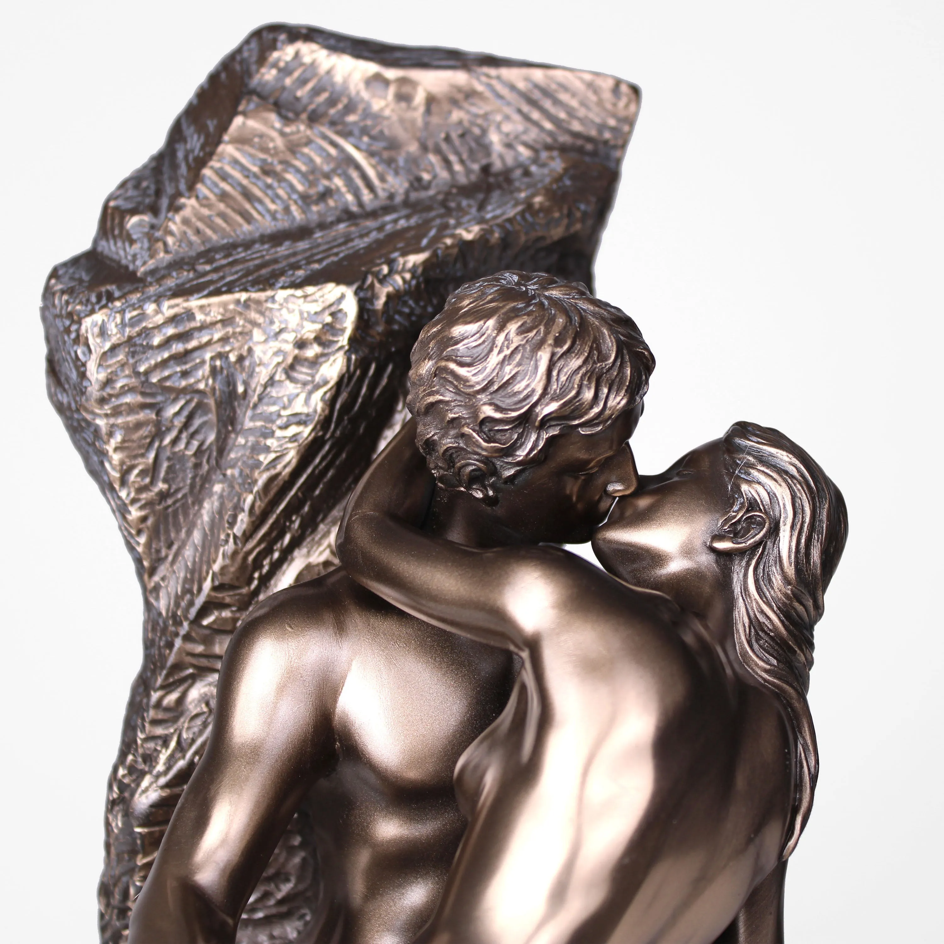 The Kiss Statue by Rodin (Cold Cast Bronze Sculpture)