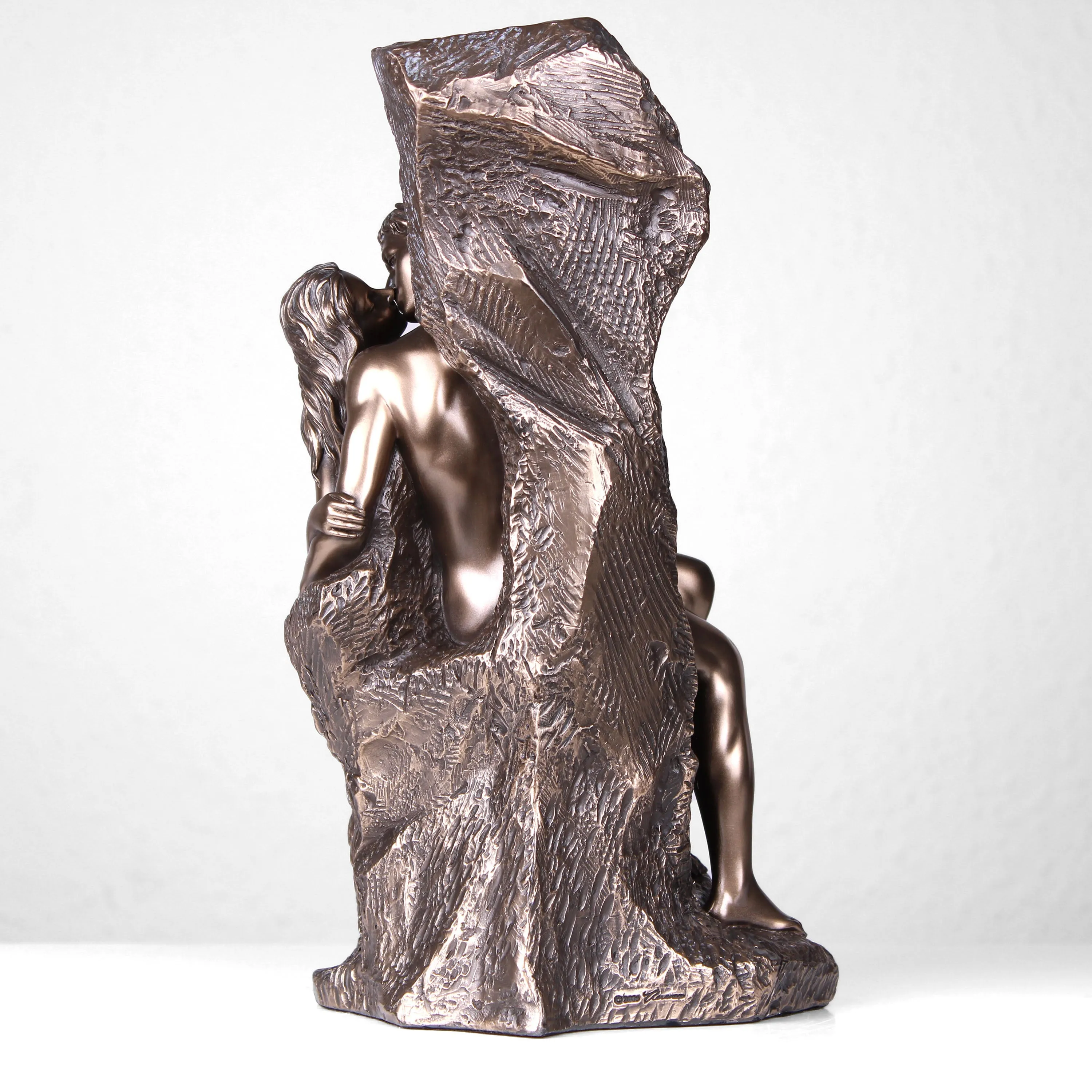 The Kiss Statue by Rodin (Cold Cast Bronze Sculpture)