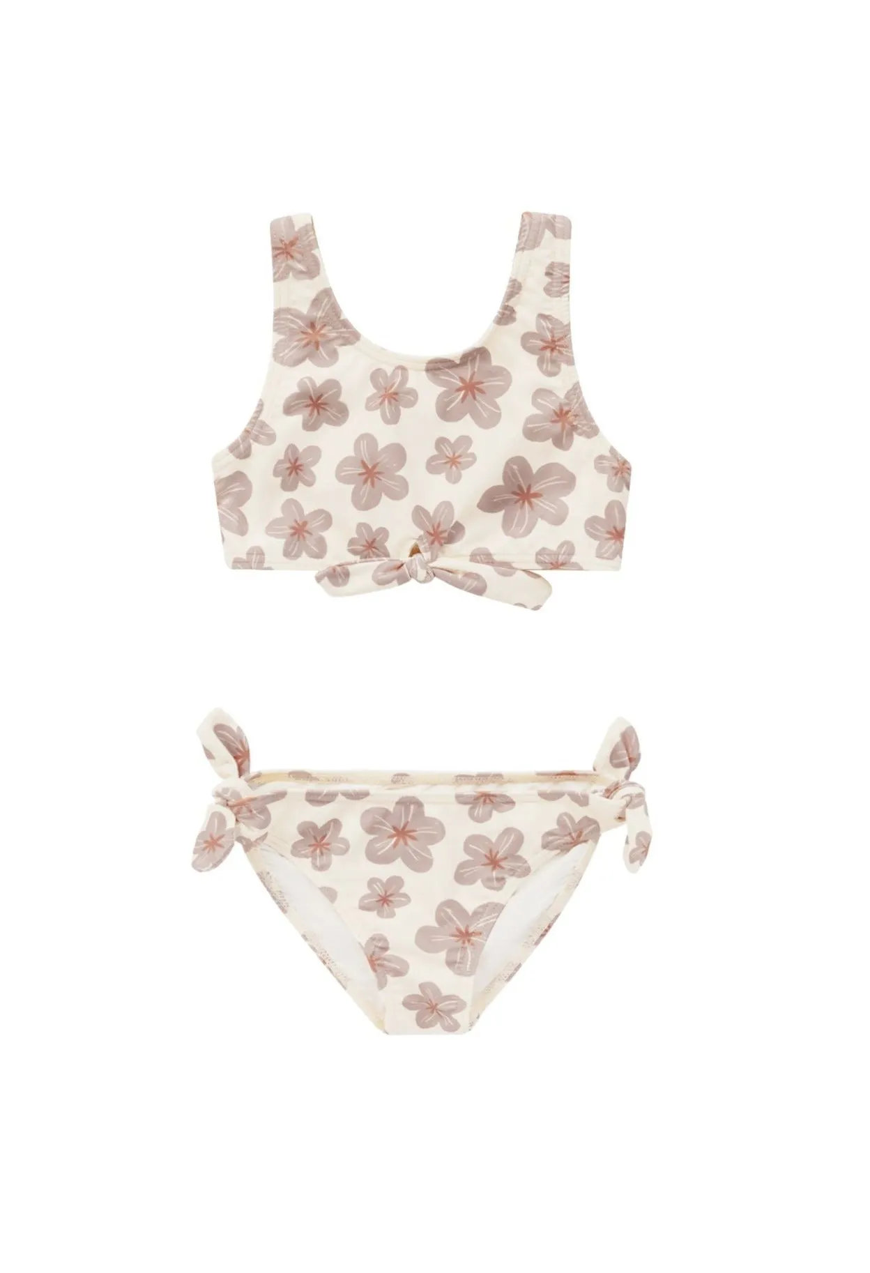 The Knotted Bikini by Rylee   Cru - Hibiscus - KIDS