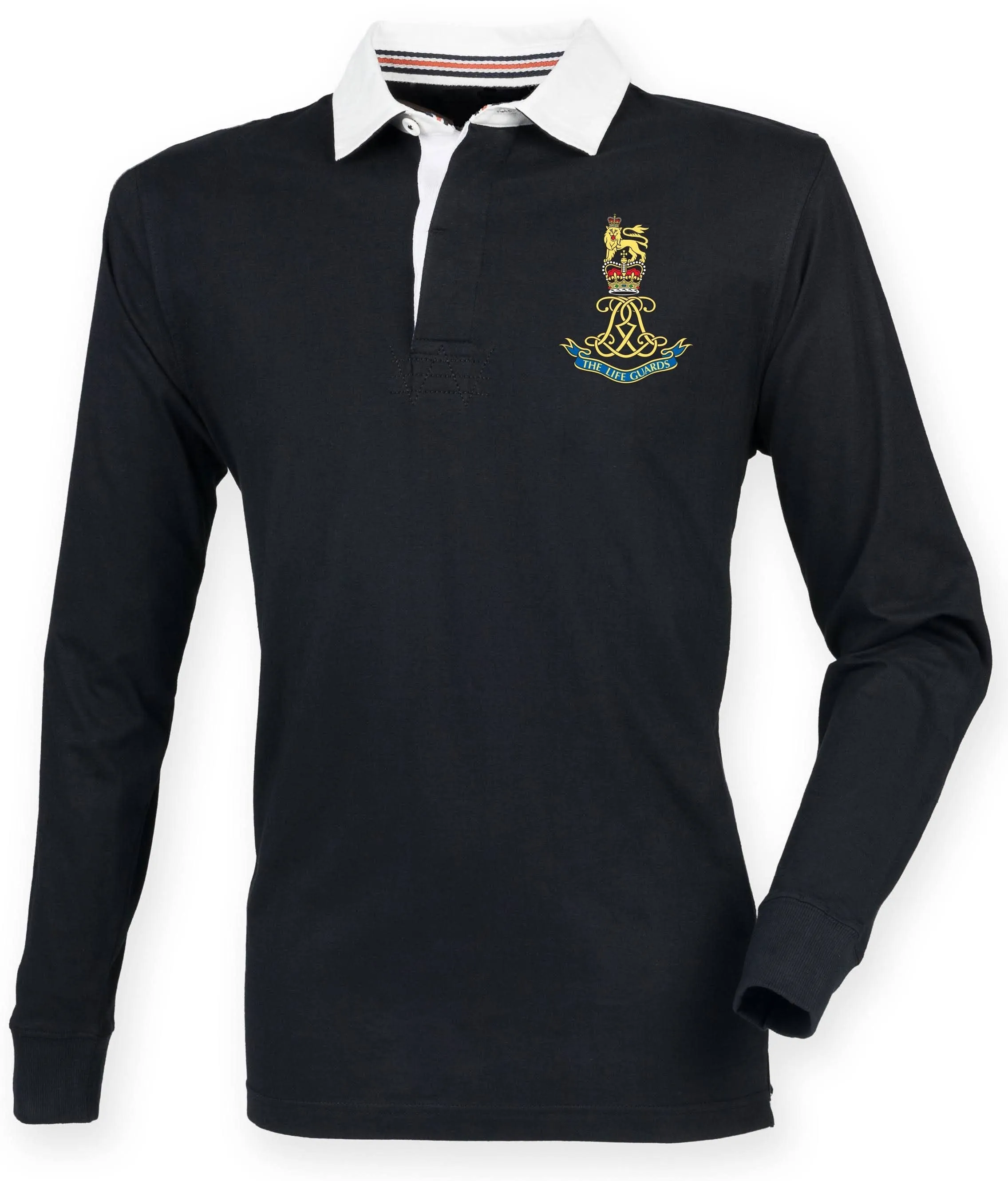 The Life Guards Premium Superfit Embroidered Rugby Shirt