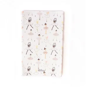 The Little Bumble Co. Anti Roll Changing Mat - Pink Ballerinas