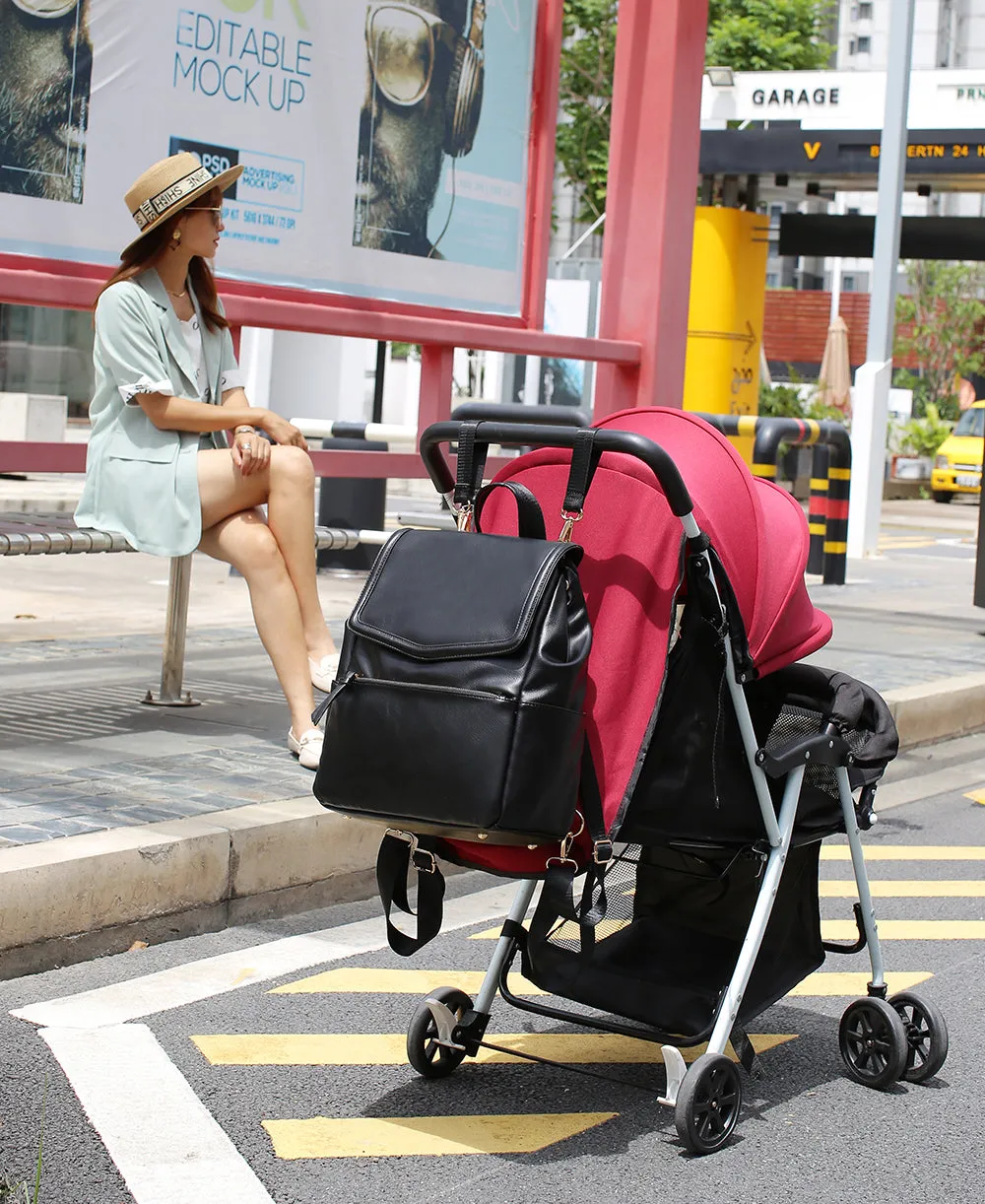 THE LITTLE LOOKERS Chic Luxe Waterproof Diaper Bag / Backpack for Mothers / Mom Perfect for Maternity Bag for Travel and Outdoor