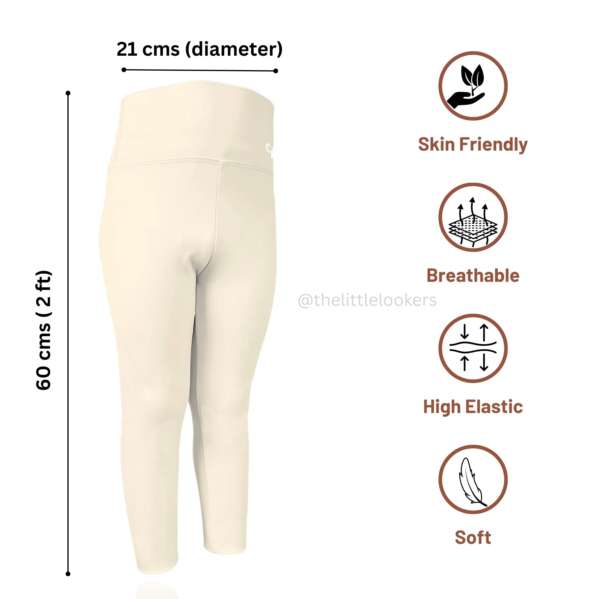 THE LITTLE LOOKERS Kids Gym Pants I Boys/Girls Snug Fit Leggings - Super Soft, Stretchable Tights for Gym, Yoga, Indoor & Outdoor Sports wear