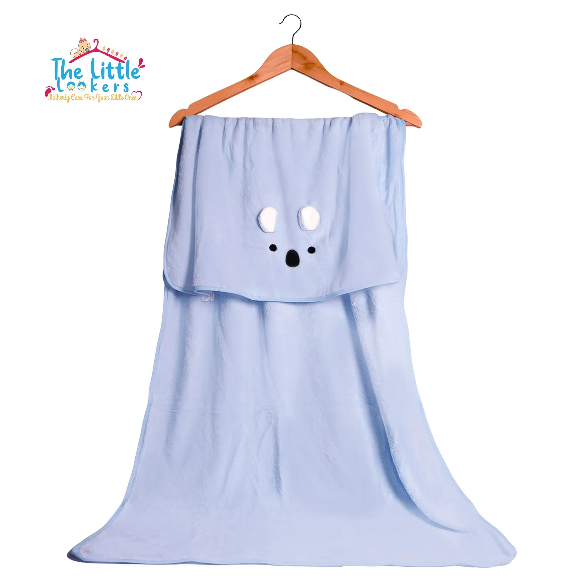 The Little Lookers Microfiber Kids Bath and Hand Towel|Quick Dry| Super Absorbent| Super Soft Rabbit Bath Towel for Babies|Toddler