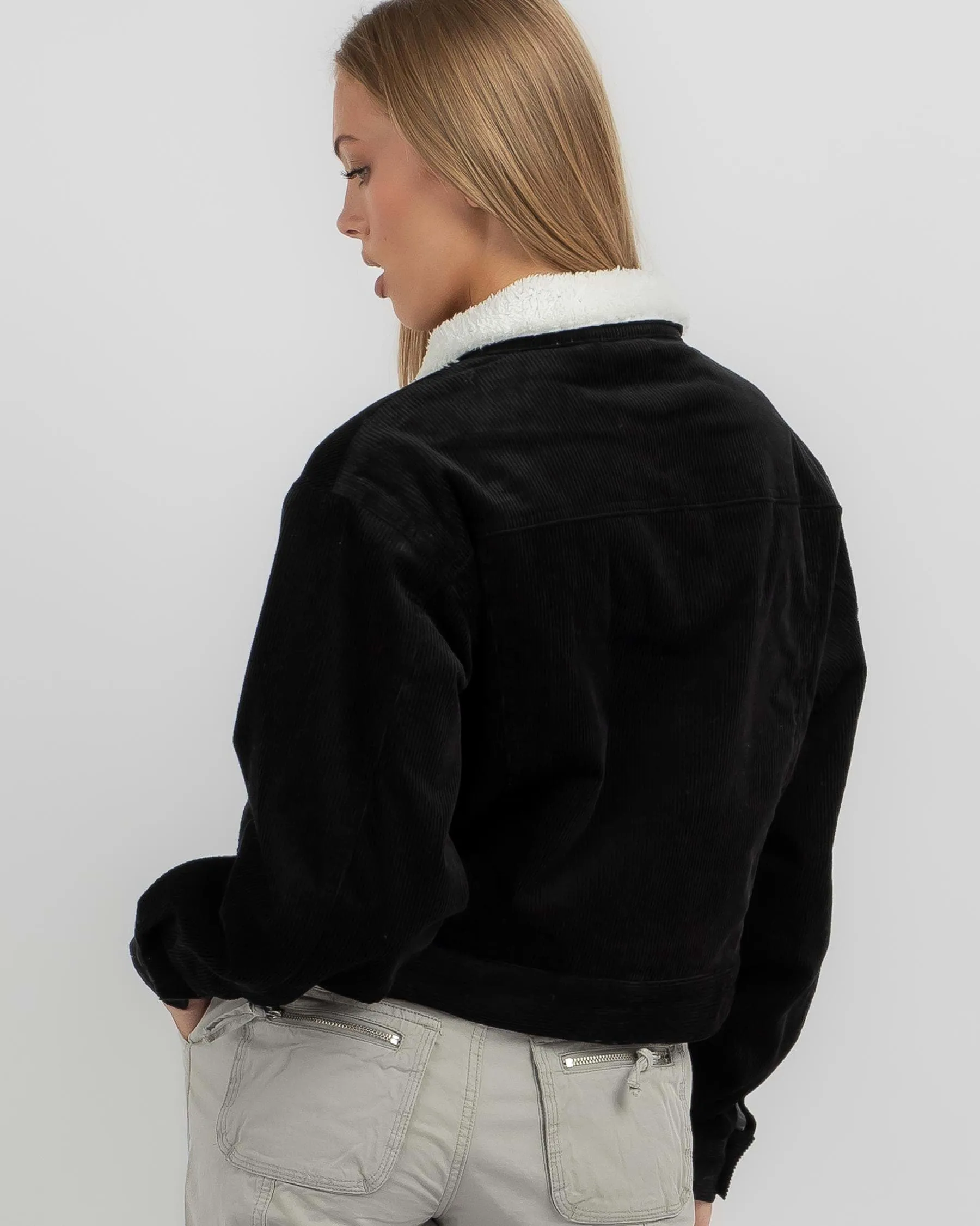 The Mad Hueys Sherpa Crop Jacket