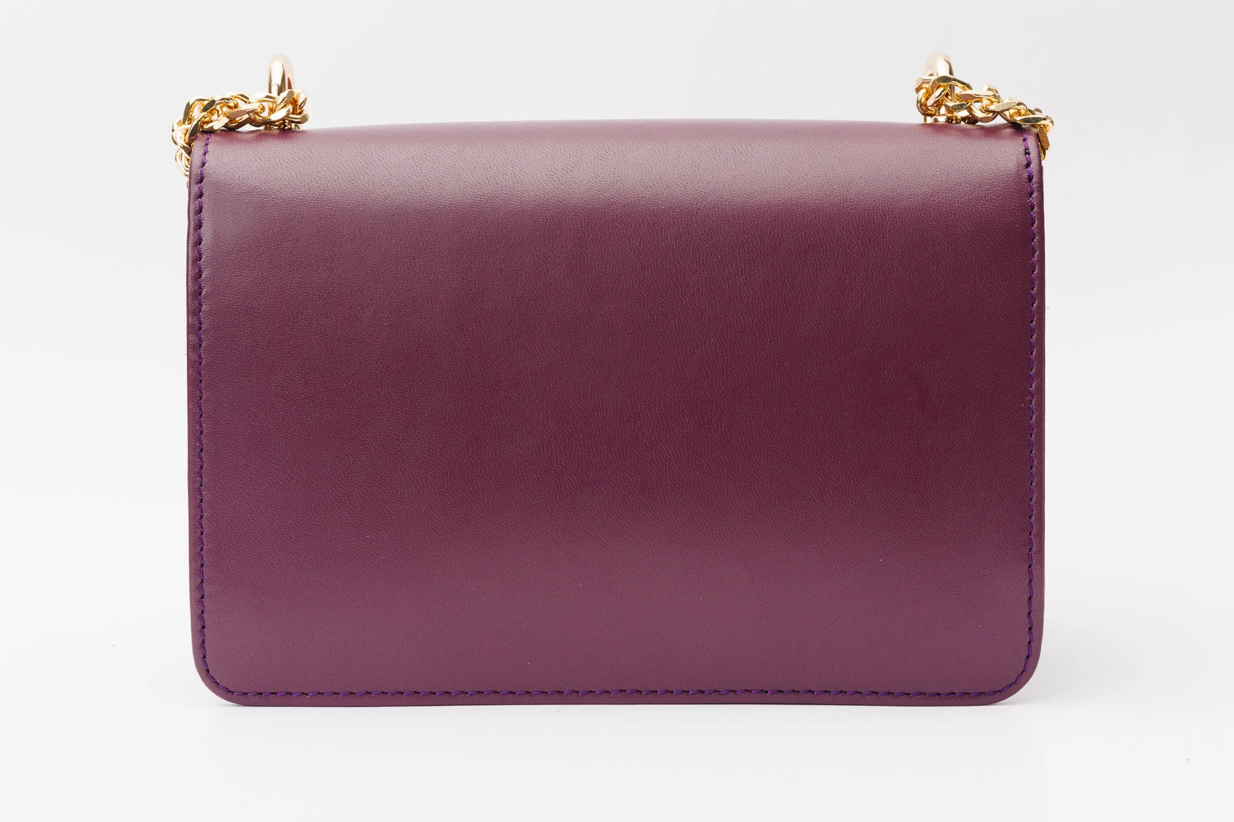 The Maneadero Purple Leather Handbag