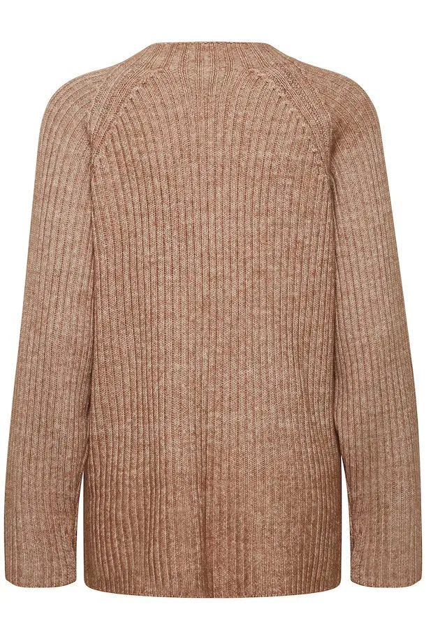 The Manny Ribbed Sweater - Toasted Coconut