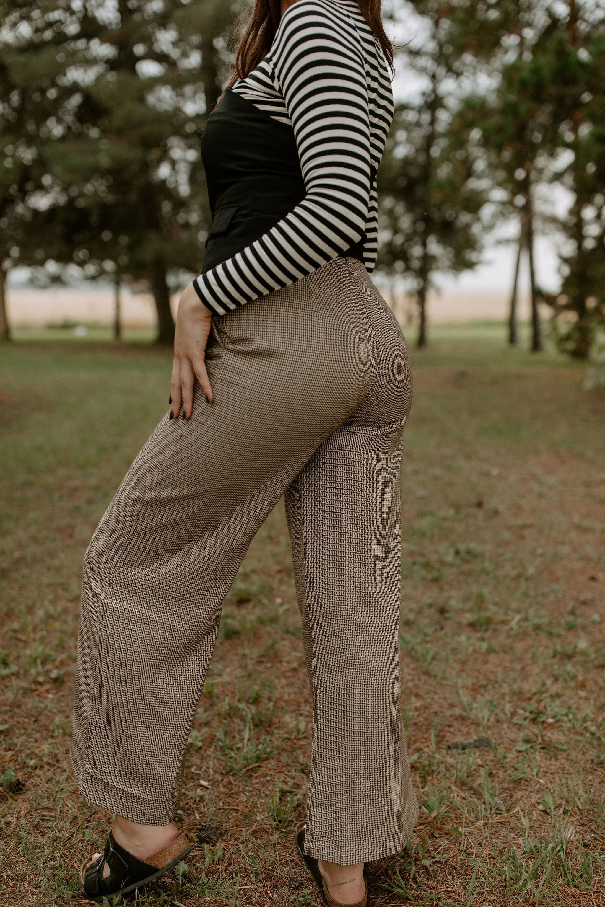 The Mirabel Houndstooth Pants