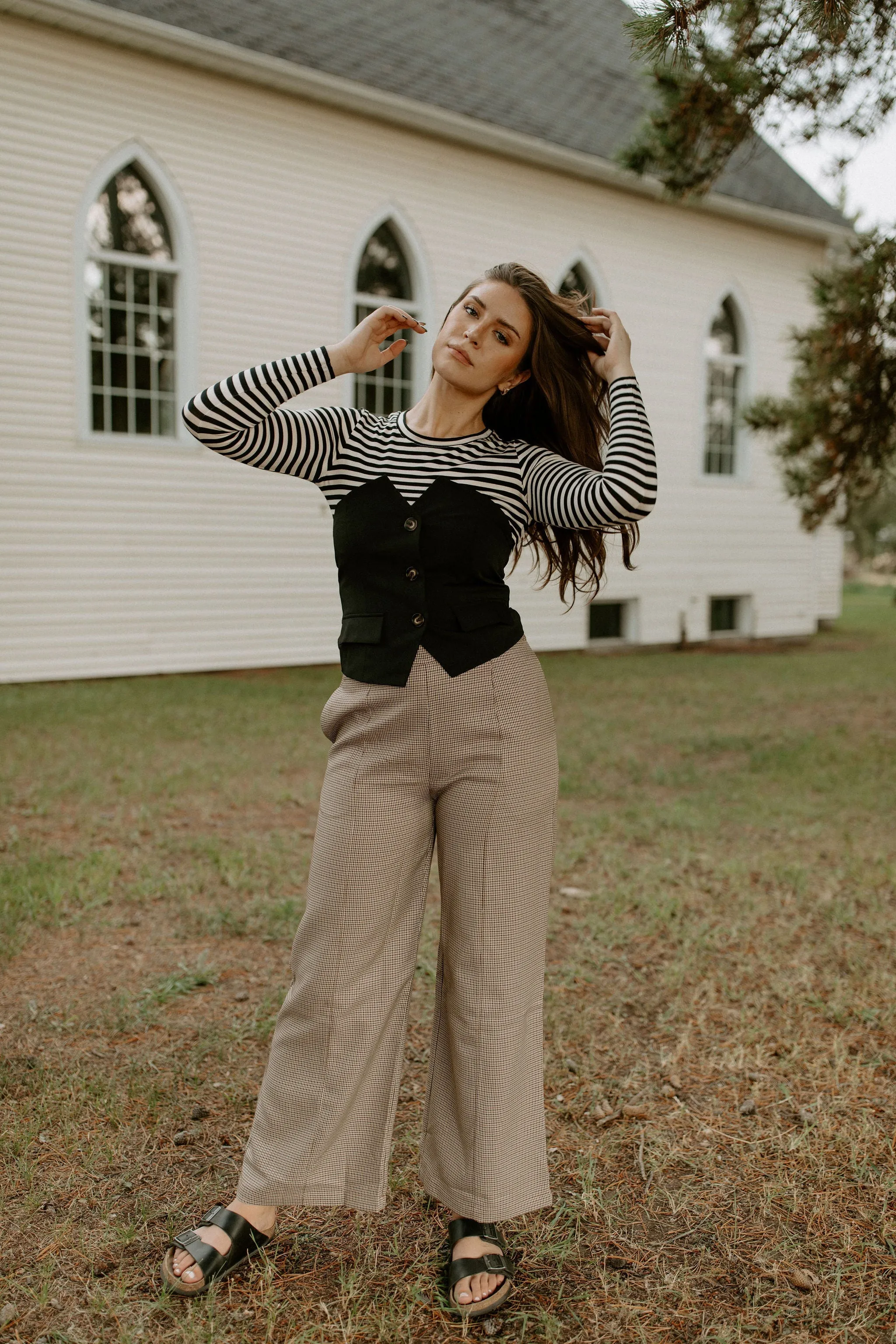 The Mirabel Houndstooth Pants