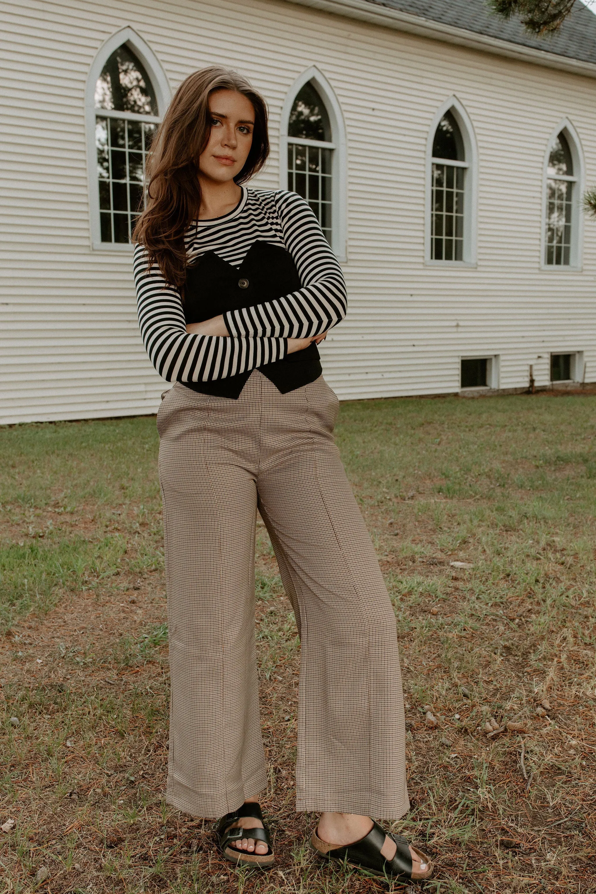 The Mirabel Houndstooth Pants