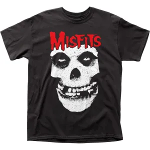 The Misfits Red Logo Mens T Shirt Black