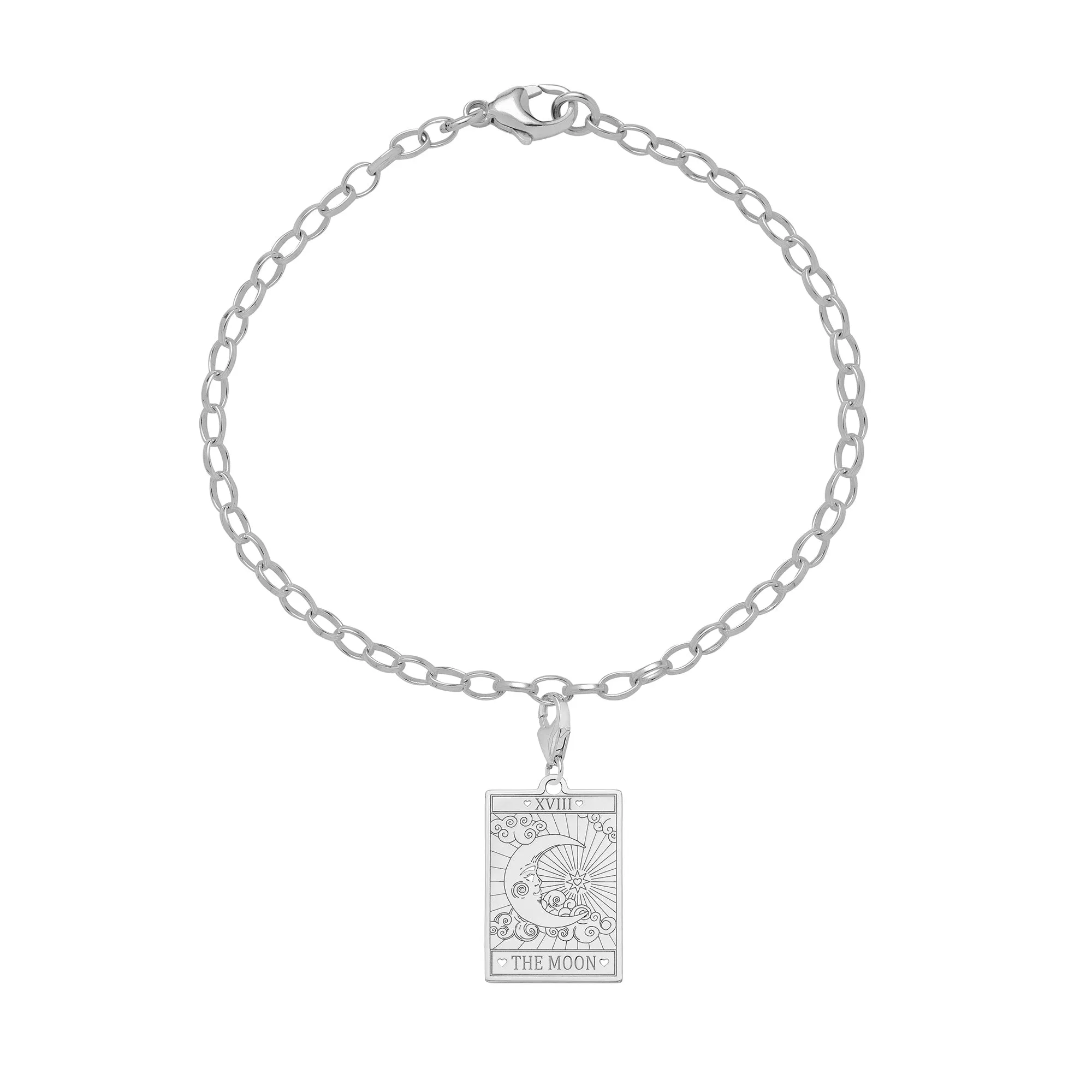 The Moon Tarot Charm