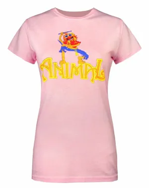 The Muppets Womens Pink Short Sleeved T-Shirt