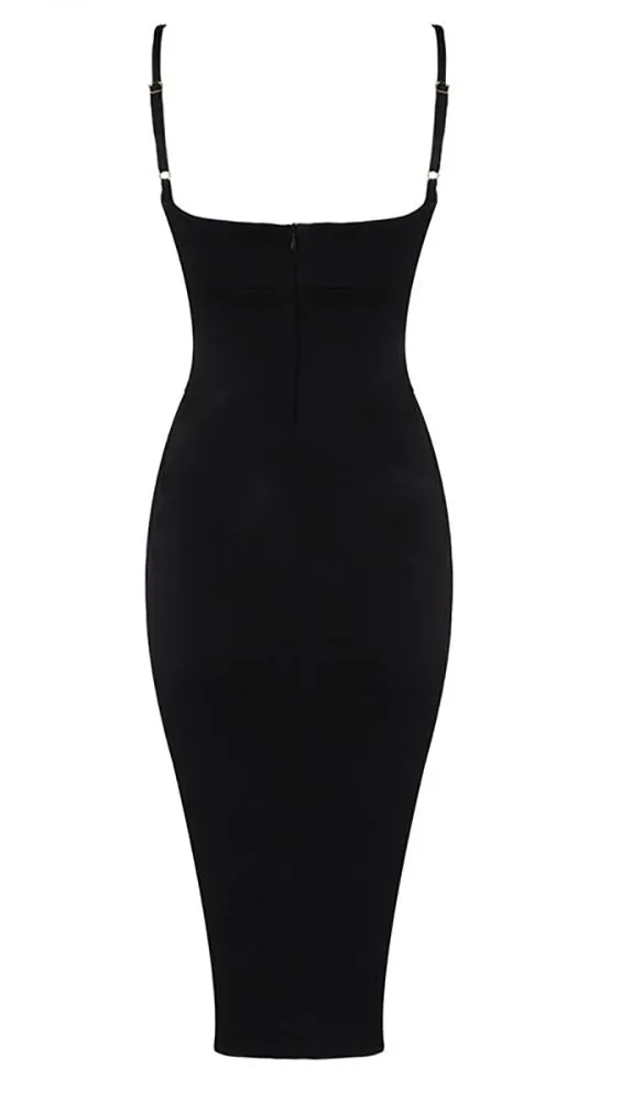 The Naomi Mini Dress Black