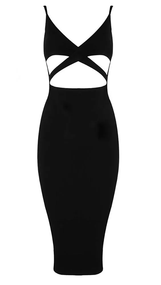 The Naomi Mini Dress Black