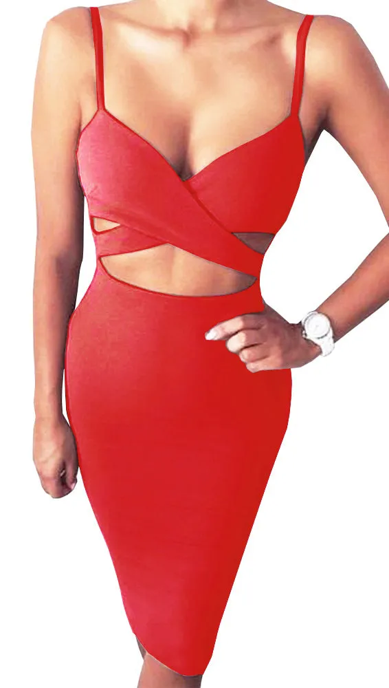 The Naomi Mini Dress Red