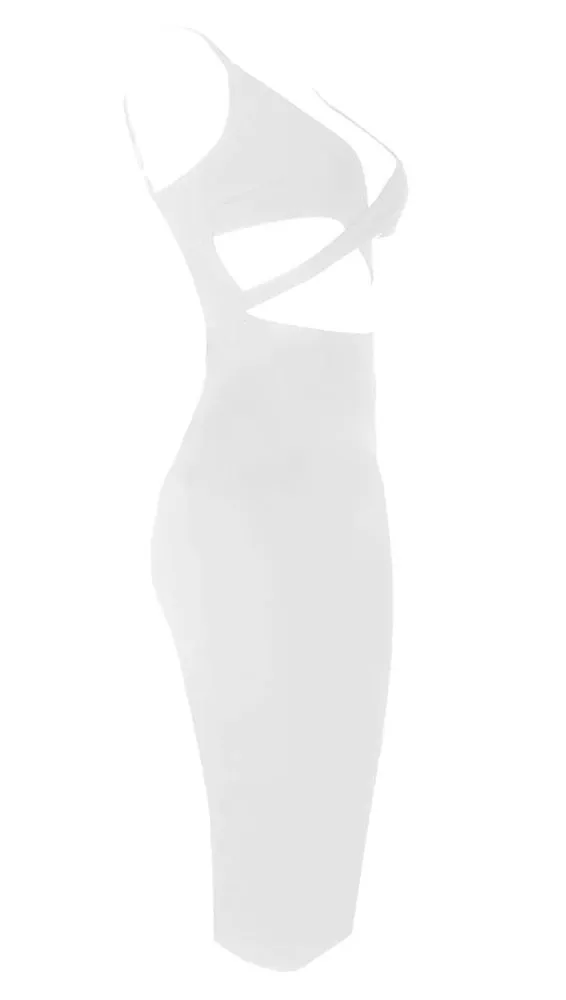 The Naomi Mini Dress White