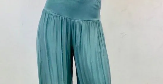 The NAPILI Silk Palazzo Pants