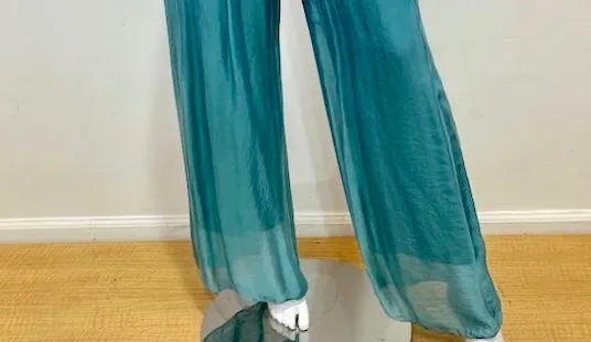 The NAPILI Silk Palazzo Pants