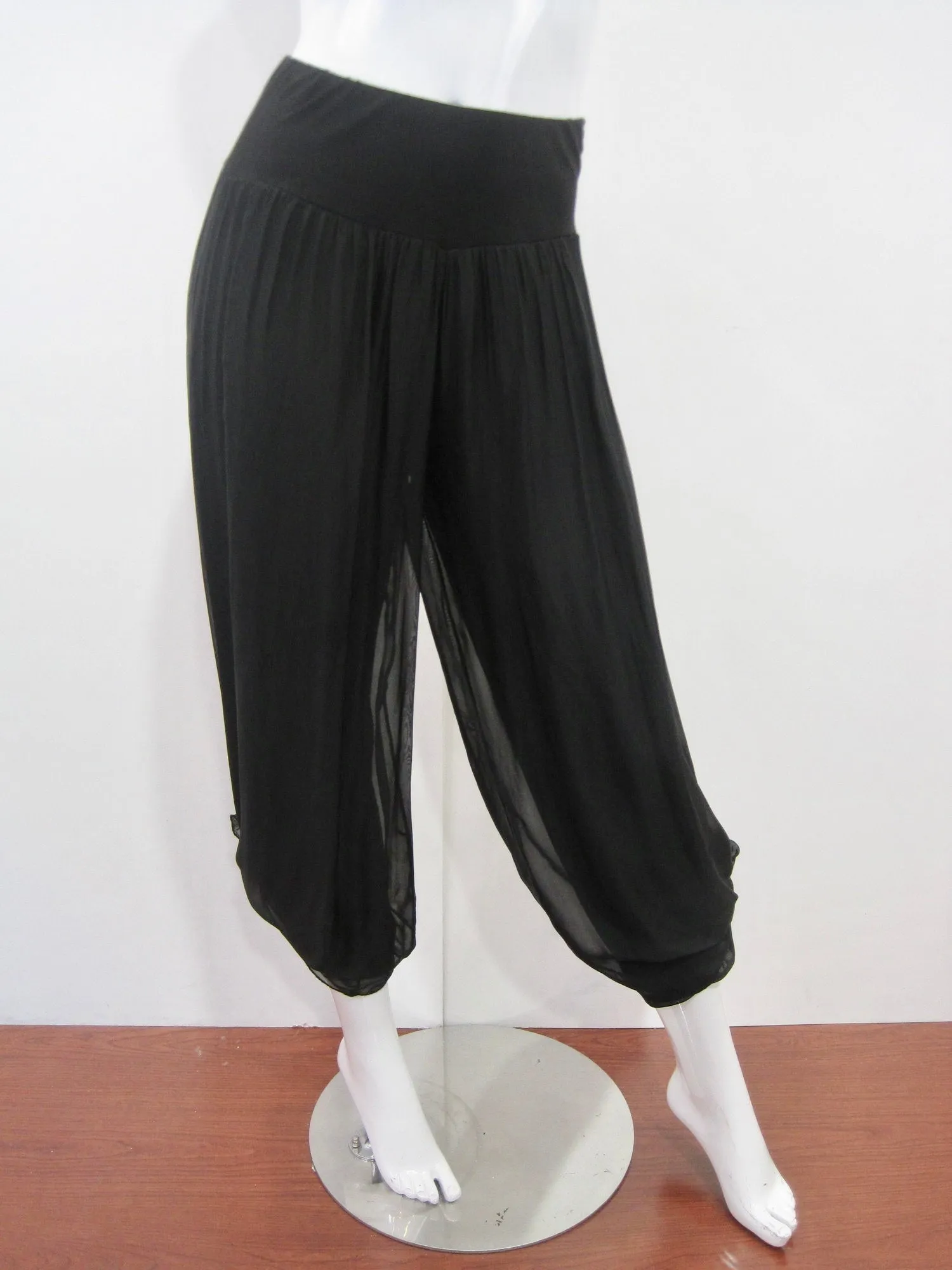 The NAPILI Silk Palazzo Pants